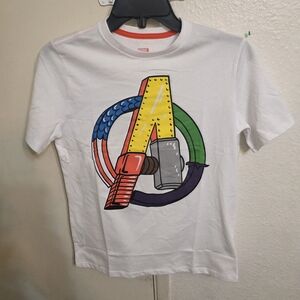 Marvel Kids White Avengers Logo T-Shirt